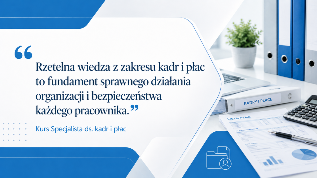 specjalista kadr i płac kurs online